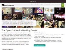 Tablet Screenshot of openeconomics.net